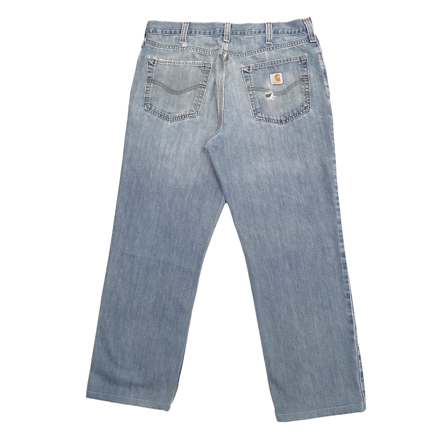 Mens Blue Carhartt Carpenter Relaxed JeansW36 L30