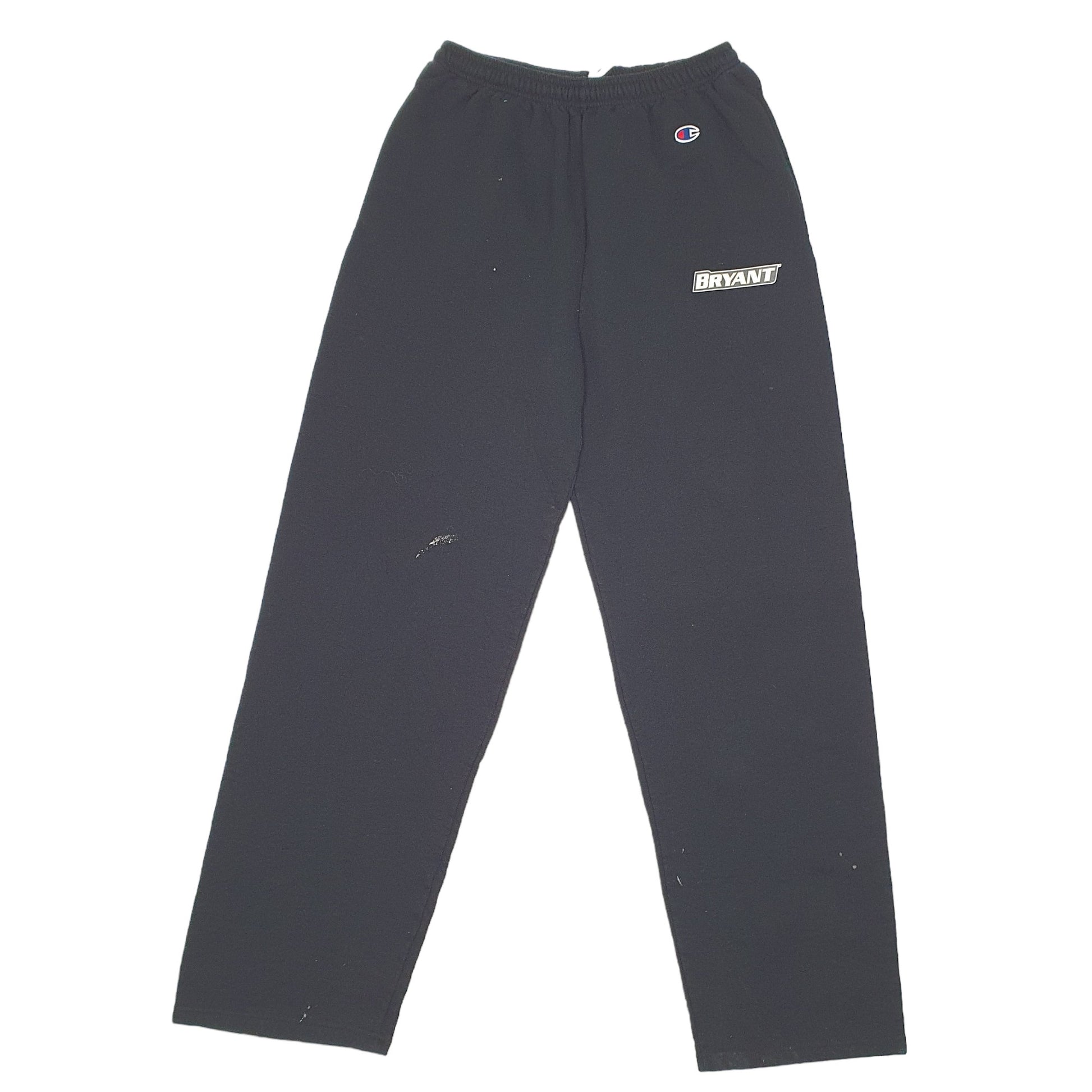 Mens Black Champion Bryant College Bulldogs Basketball Jogger Trousers