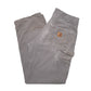 Mens Grey Carhartt B159 Carpenter Trousers