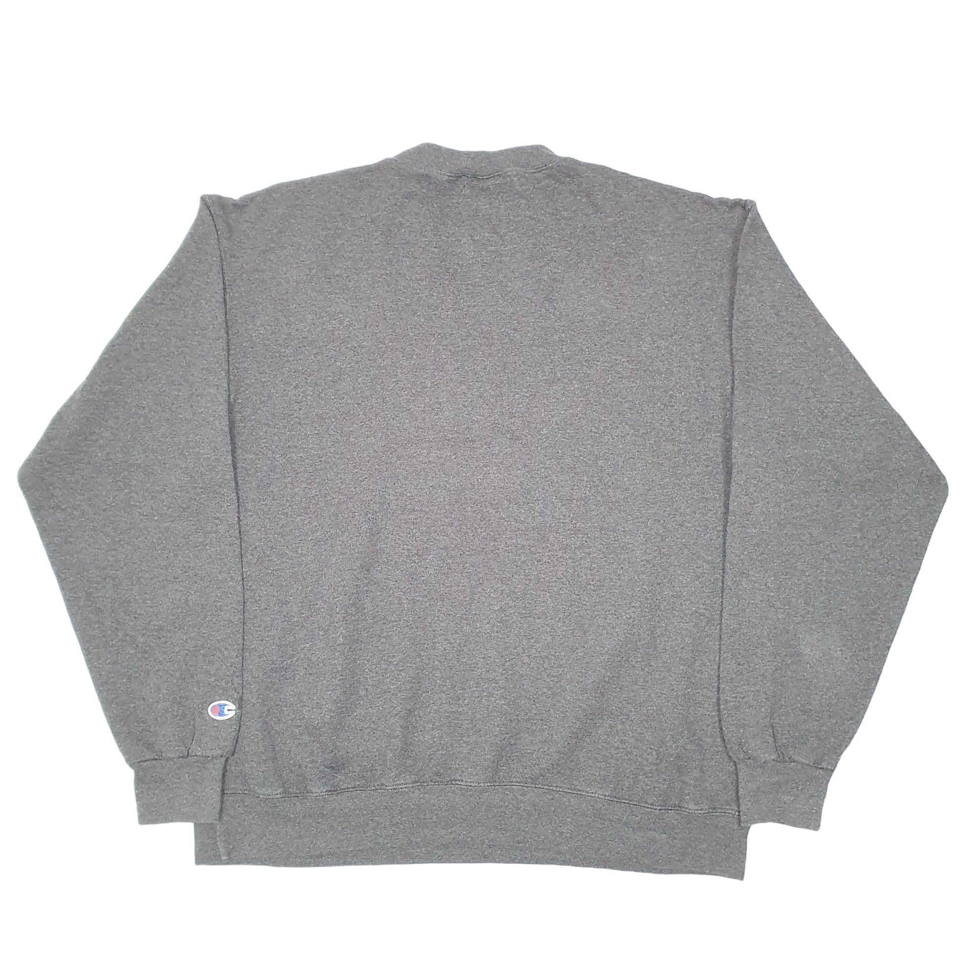 Mens Grey Champion Carolina USA College State Crewneck Jumper