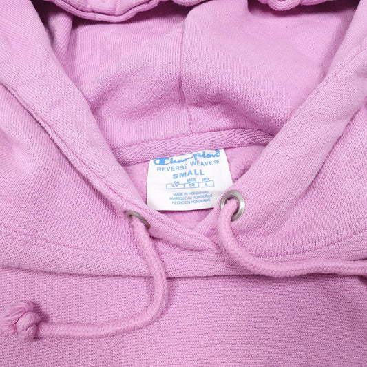 Womens Pink Champion Reverse Weave Hoodie Jumper