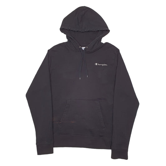 Mens Black Champion  Hoodie Jumper