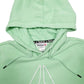 Mens Green Reebok Spellout Hoodie Jumper