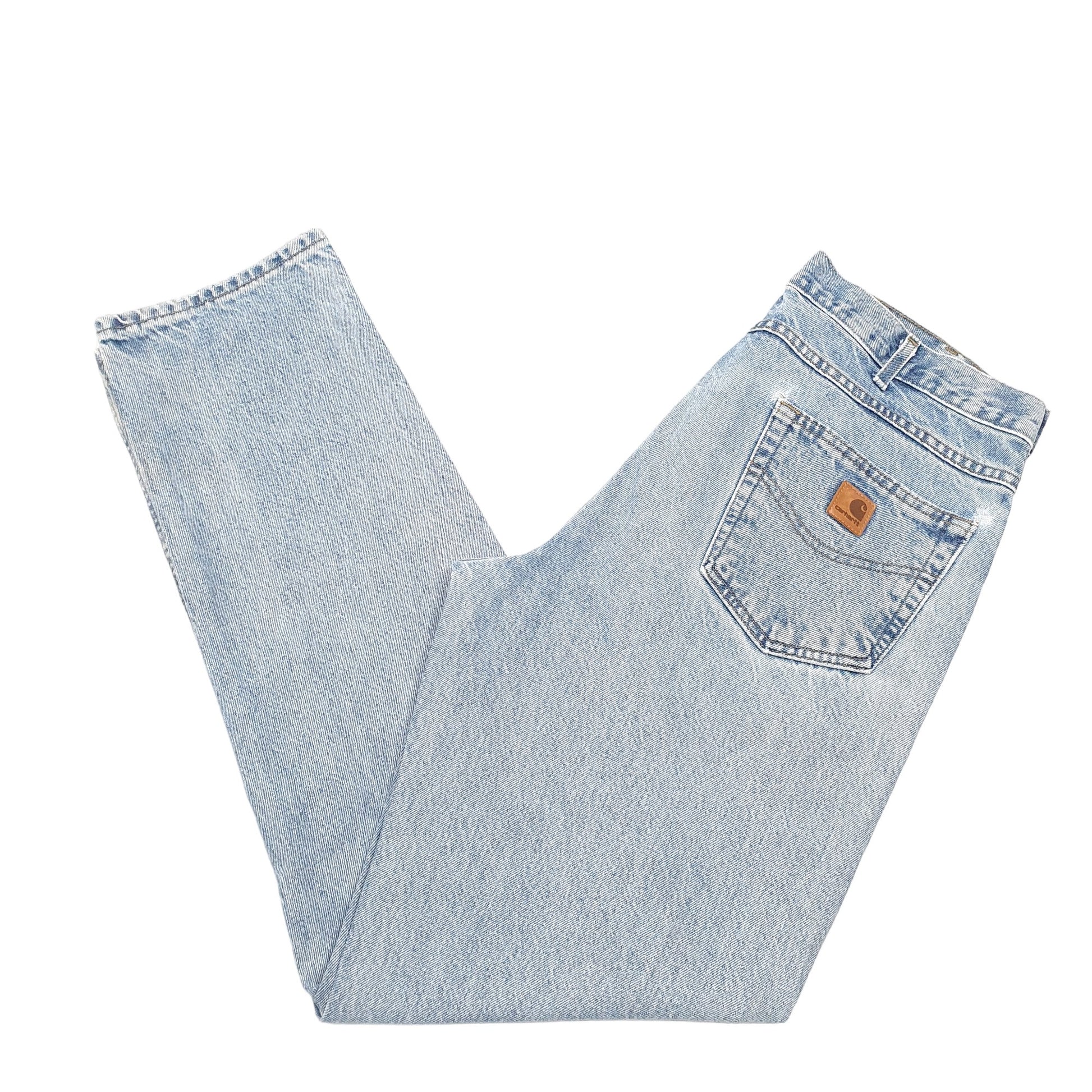 Mens Blue Carhartt Relaxed B17 JeansW36 L34