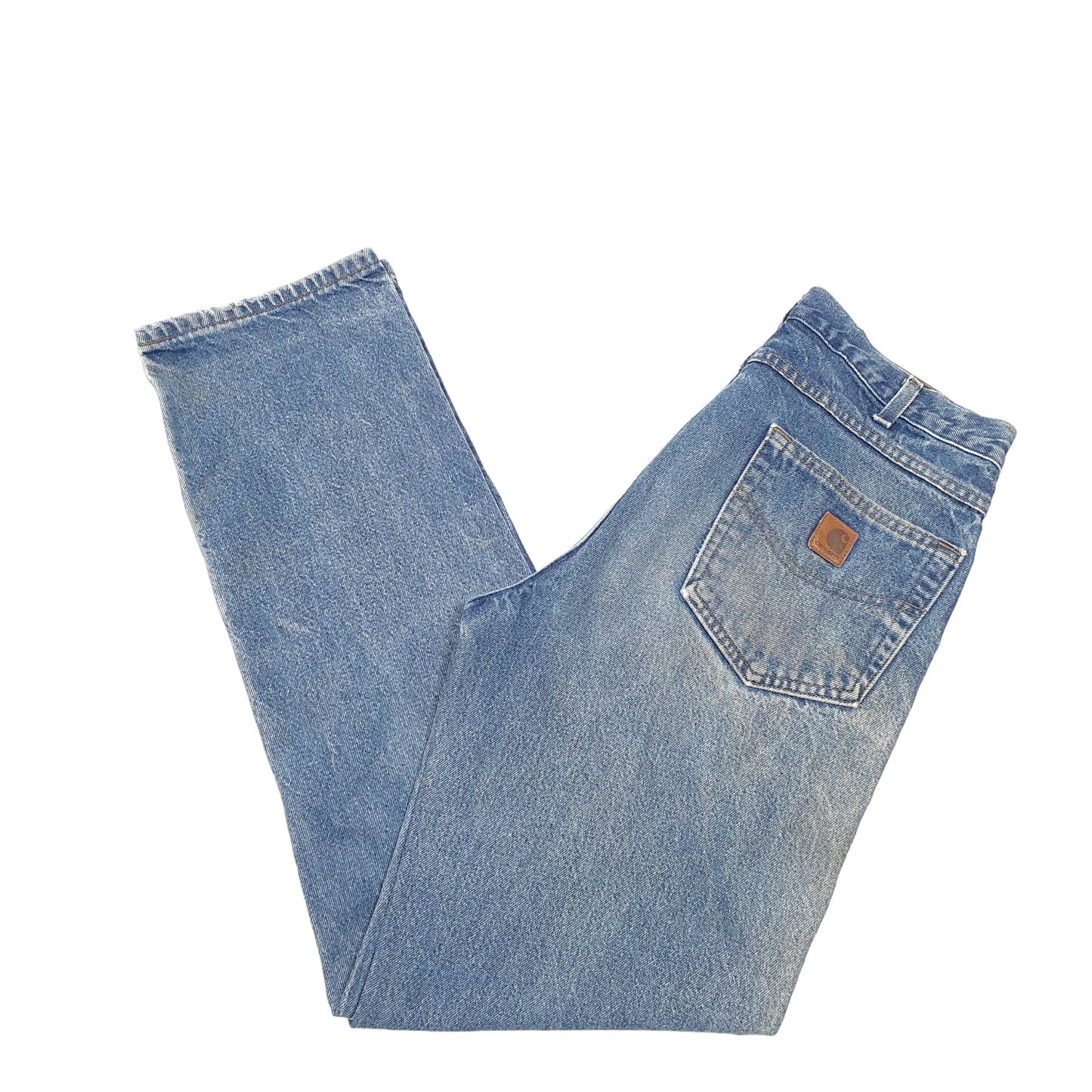 Mens Blue Carhartt Relaxed B230 JeansW34 L34