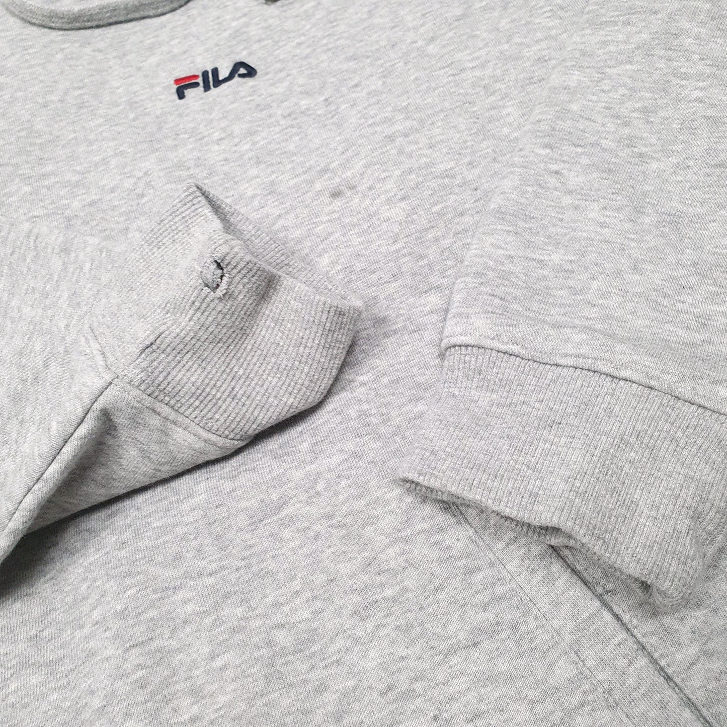 Womens Grey Fila  Hoodie Jumper