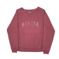 Womens Burgundy Champion Vintage Reverse Weave Acadia National Park USA Crewneck Jumper