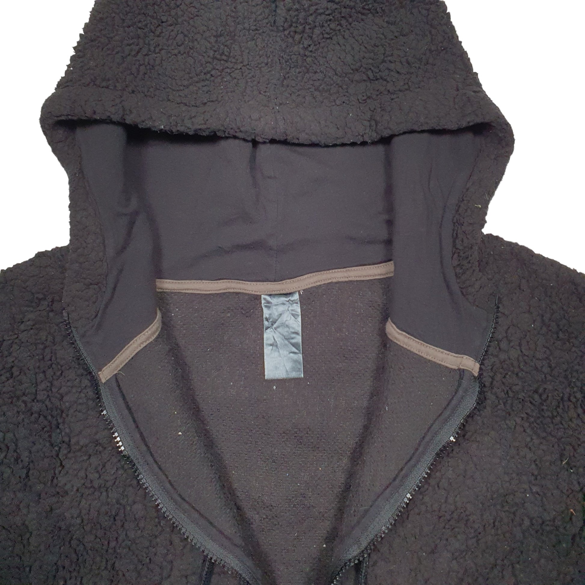 Womens Black Champion  Full Zip Jumper