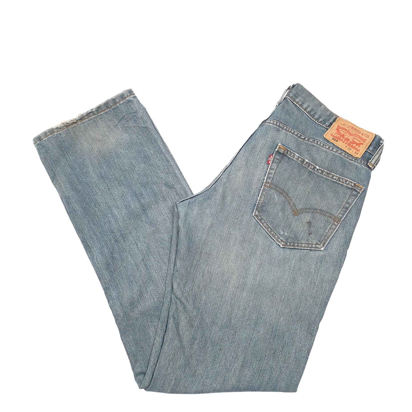 Mens Blue Levis  559 JeansW34 L34