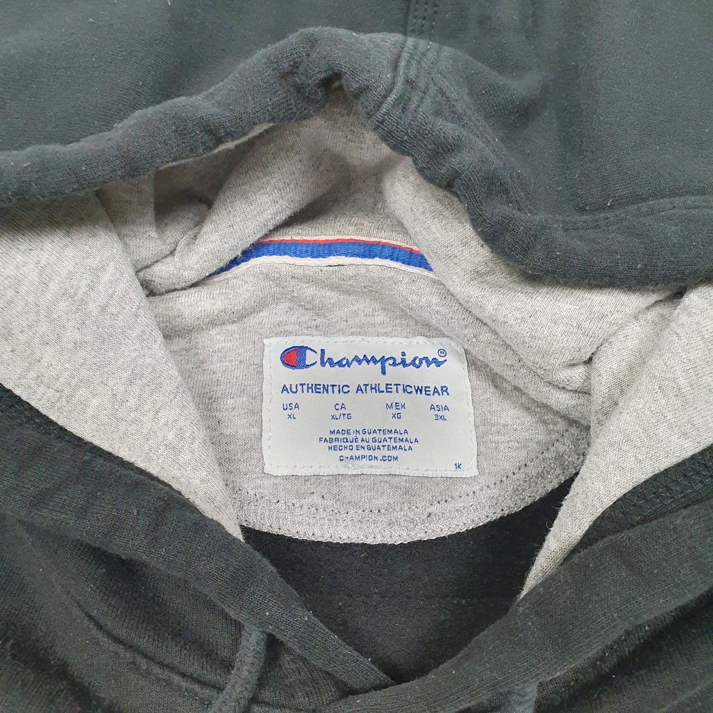 Mens Black Champion  Hoodie Jumper