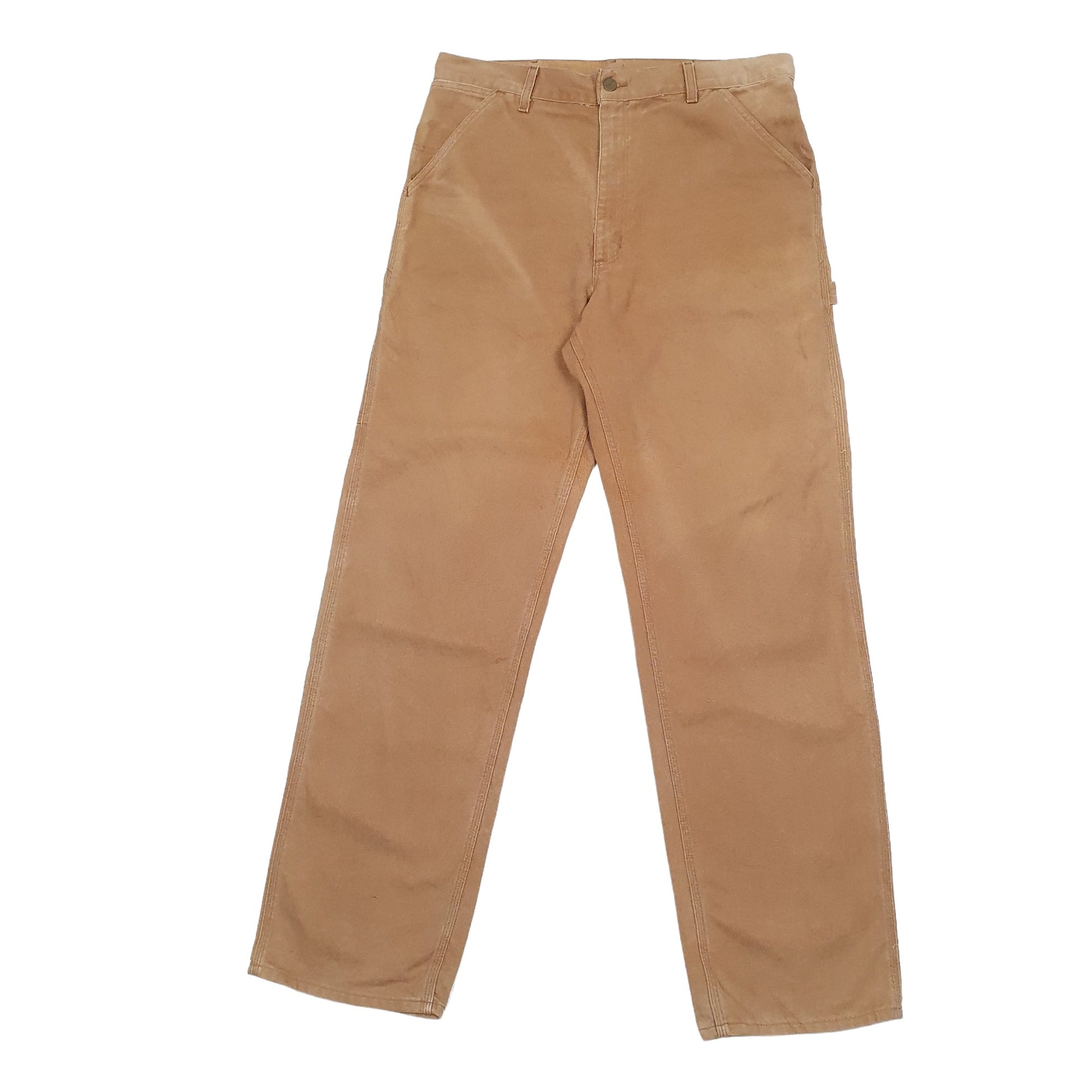 Mens Tan Carhartt B11 Carpenter Trousers