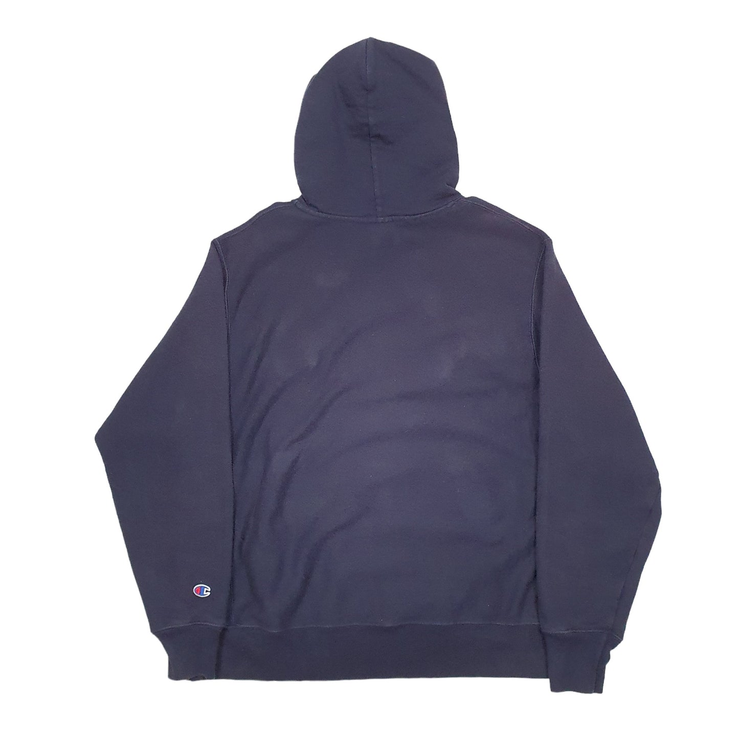 Mens Navy Champion Reverse Weave Hoodie Jumper