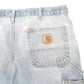 Mens Blue Carhartt Carpenter Denim Shorts