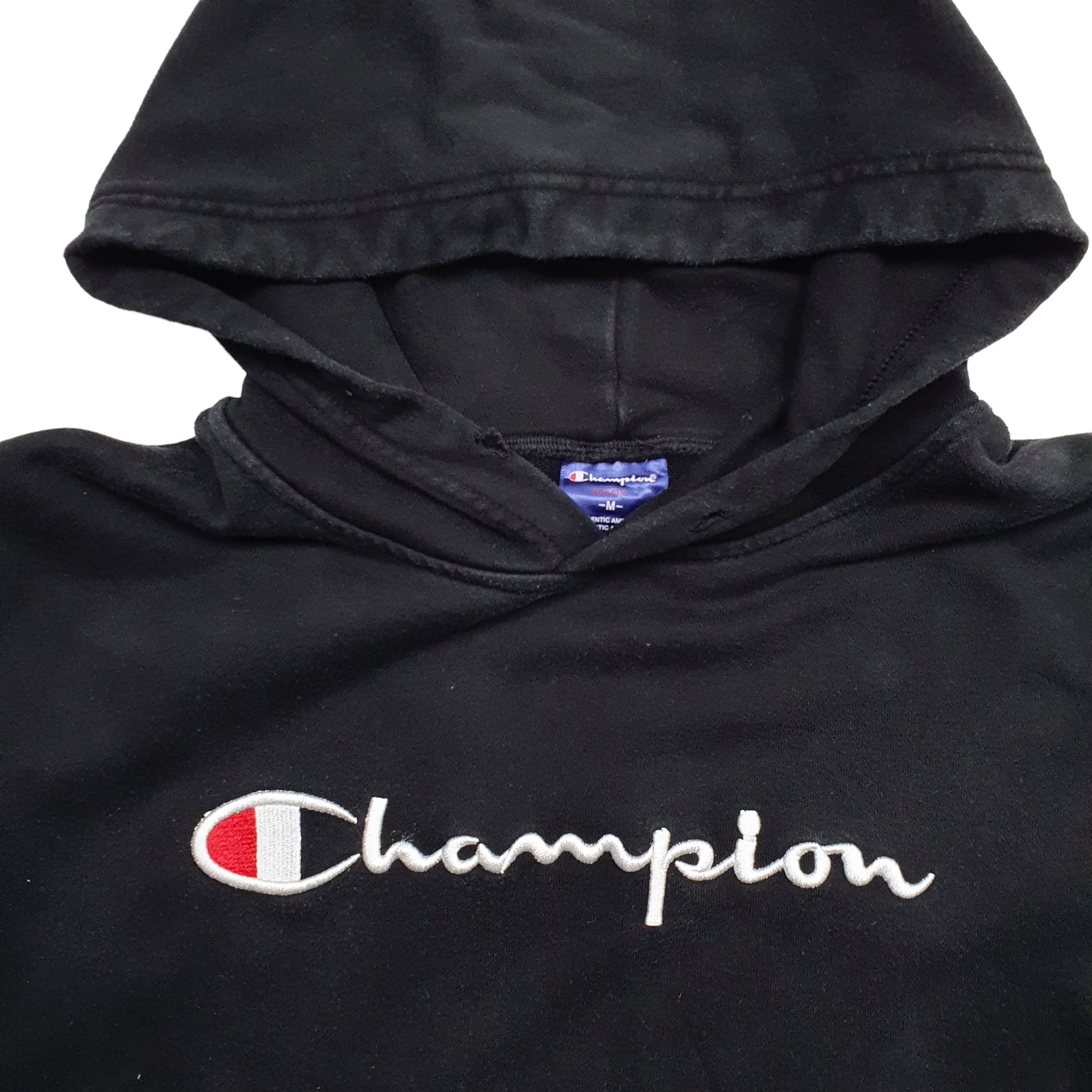 Mens Black Champion  Hoodie Jumper