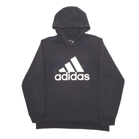 Mens Black Adidas  Hoodie Jumper