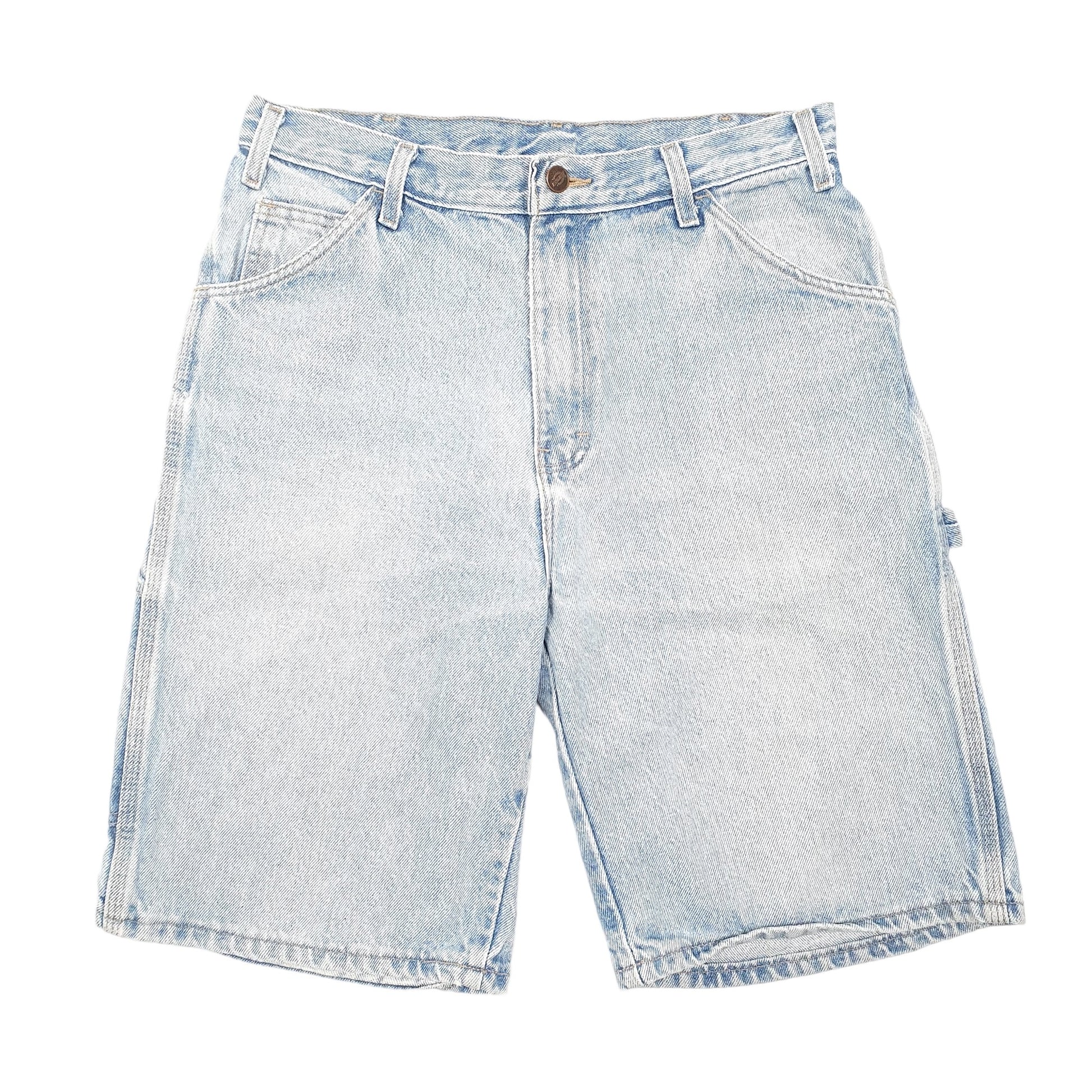 Mens Blue Dickies Carpenter Denim Shorts