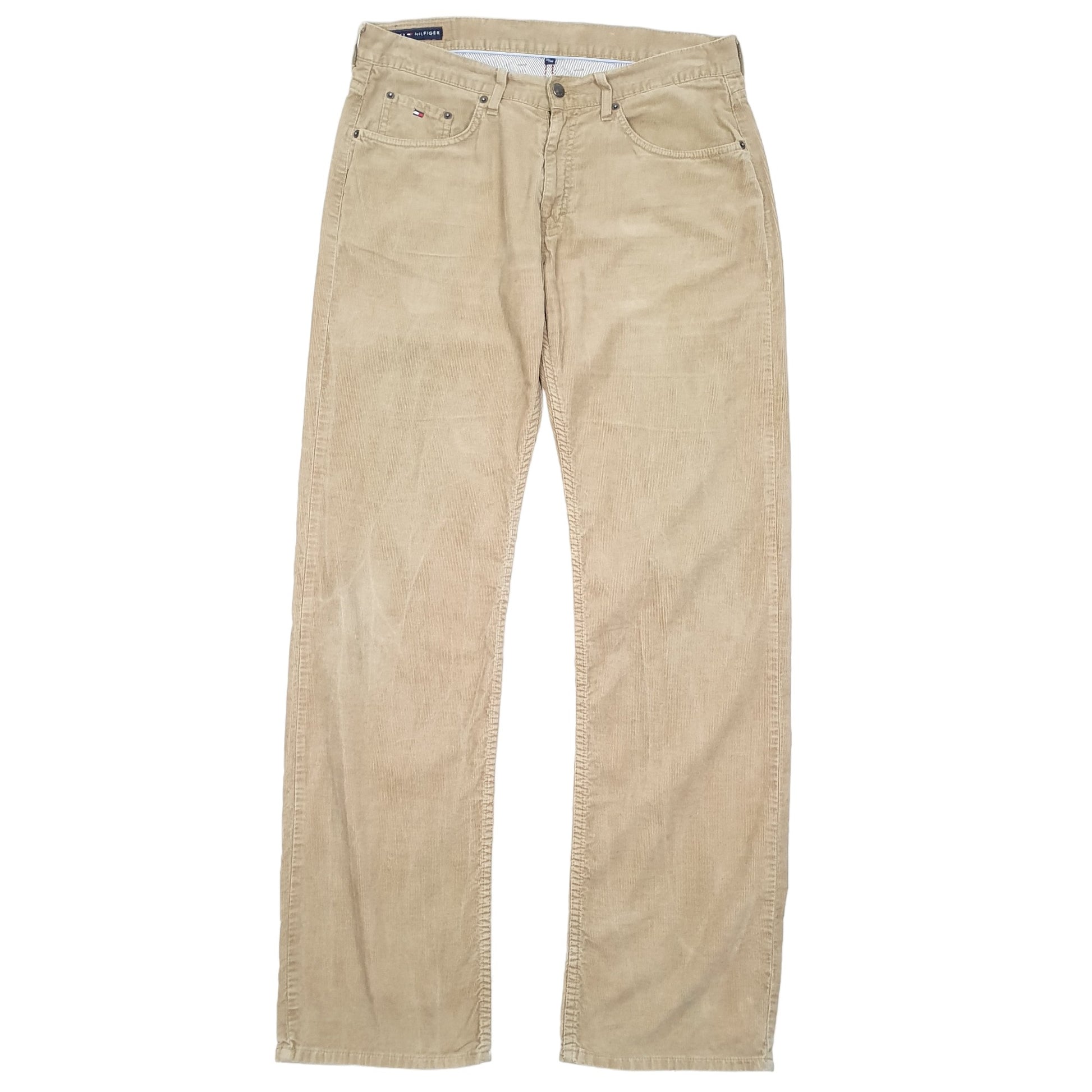 Mens Beige Tommy Hilfiger  Corduroy Trousers