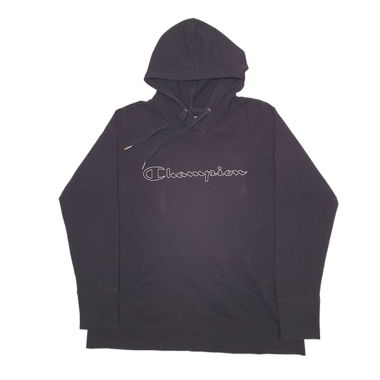 Womens Black Champion  Hoodie Jumper