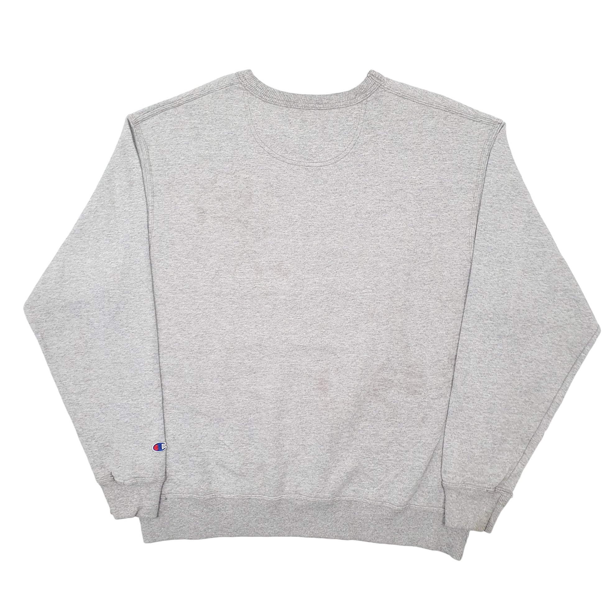 Mens Grey Champion  Crewneck Jumper