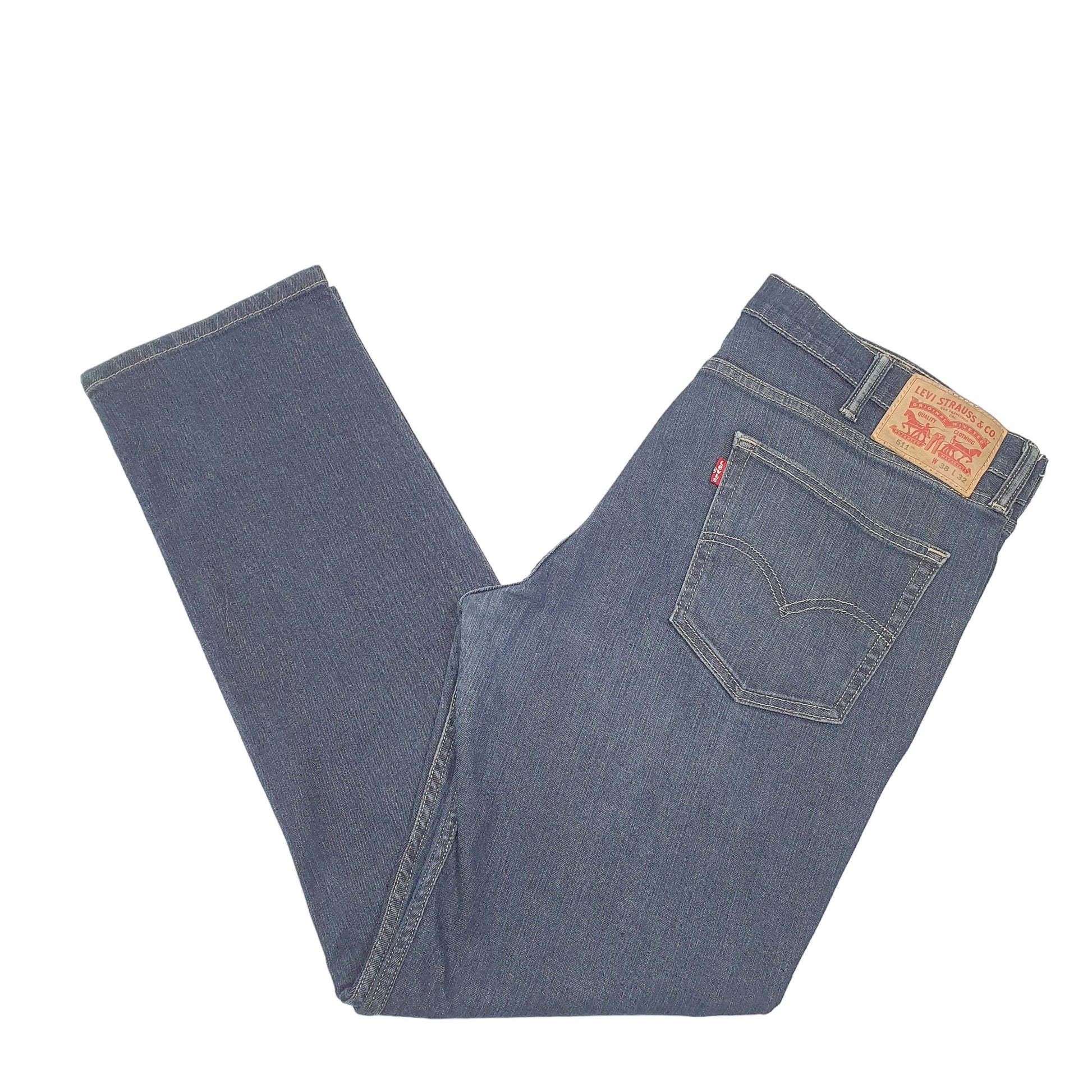 Mens Blue Levis Stretch 511 JeansW38 L32