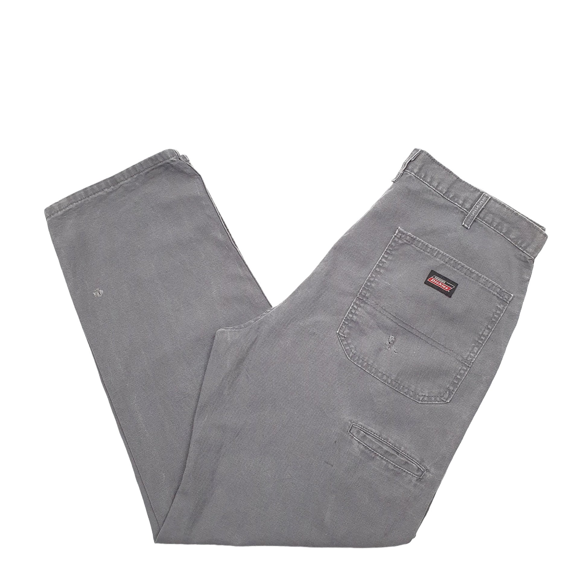 Mens Grey Dickies  Carpenter Trousers