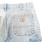 Mens Blue Carhartt Carpenter Denim Shorts