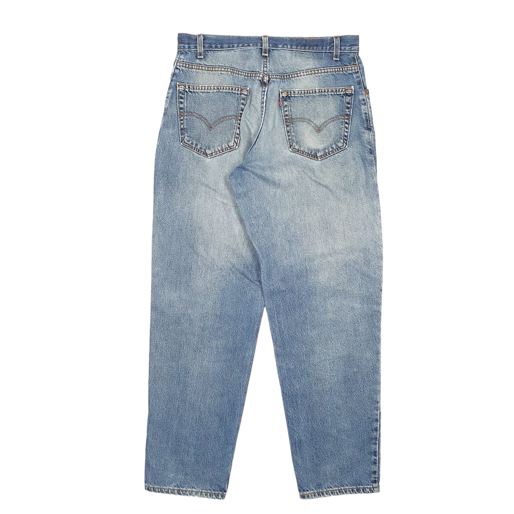 Mens Blue Levis Vintage Made In USA Tapered 90s 560 JeansW34 L30