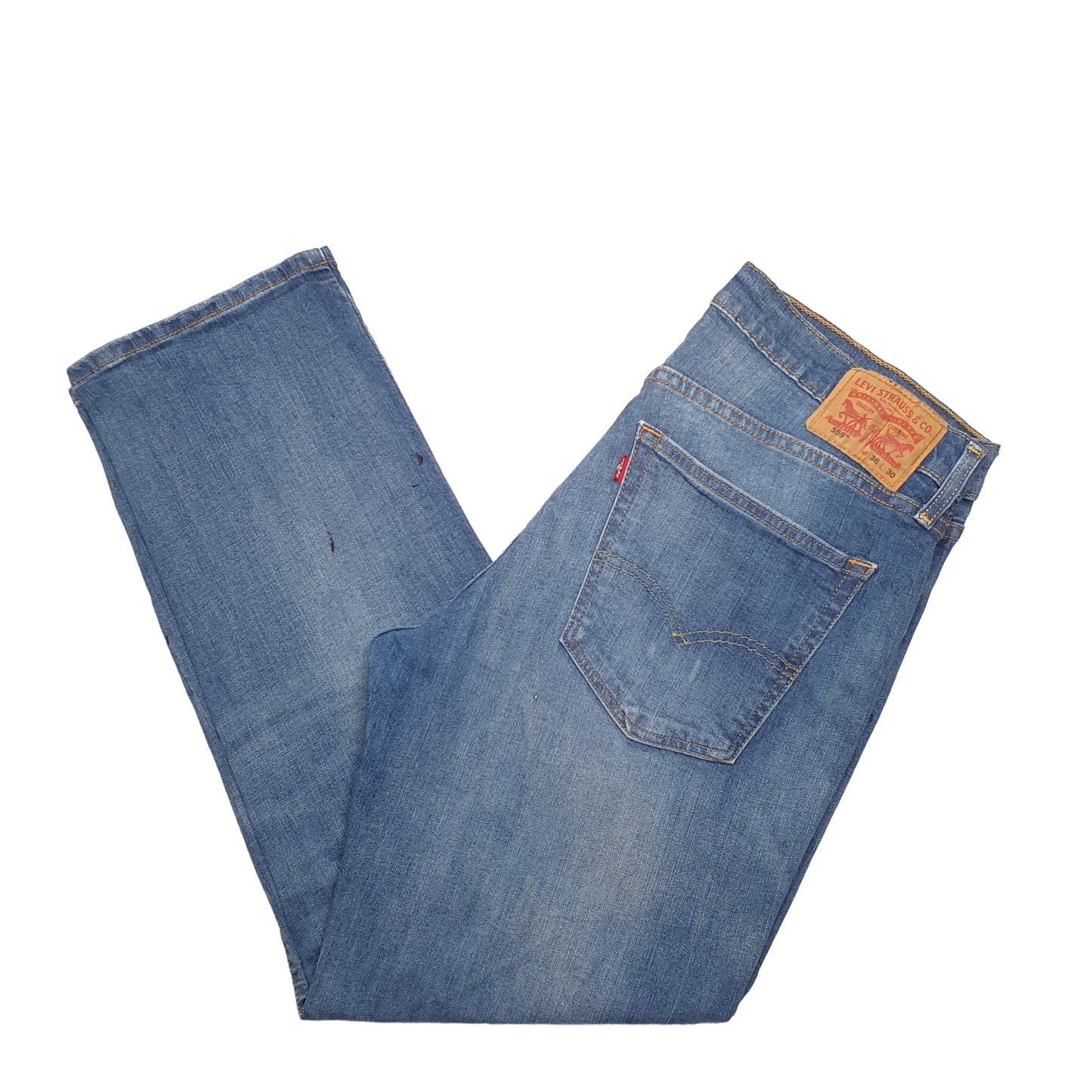 Mens Blue Levis Stretch Fit 559 JeansW36 L30