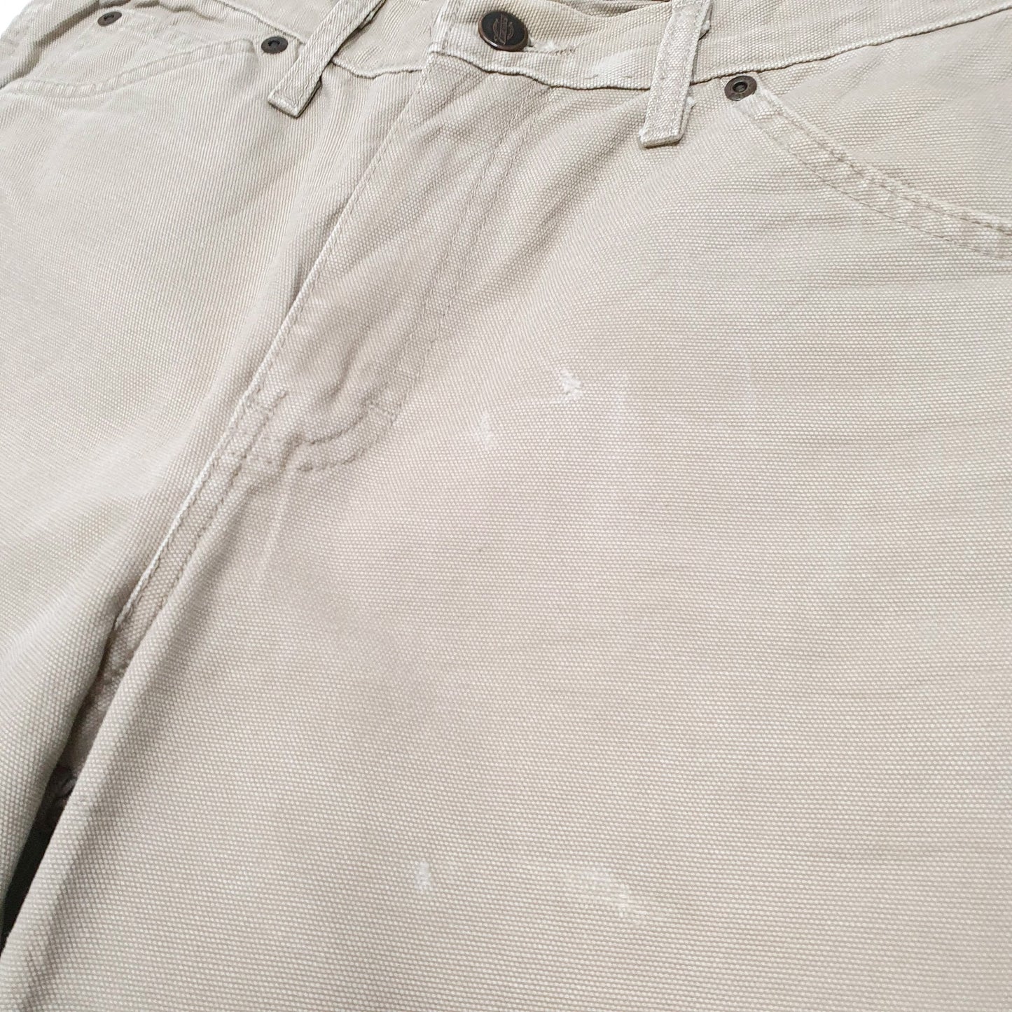 Mens Cream Dickies Relaxed Carpenter Shorts