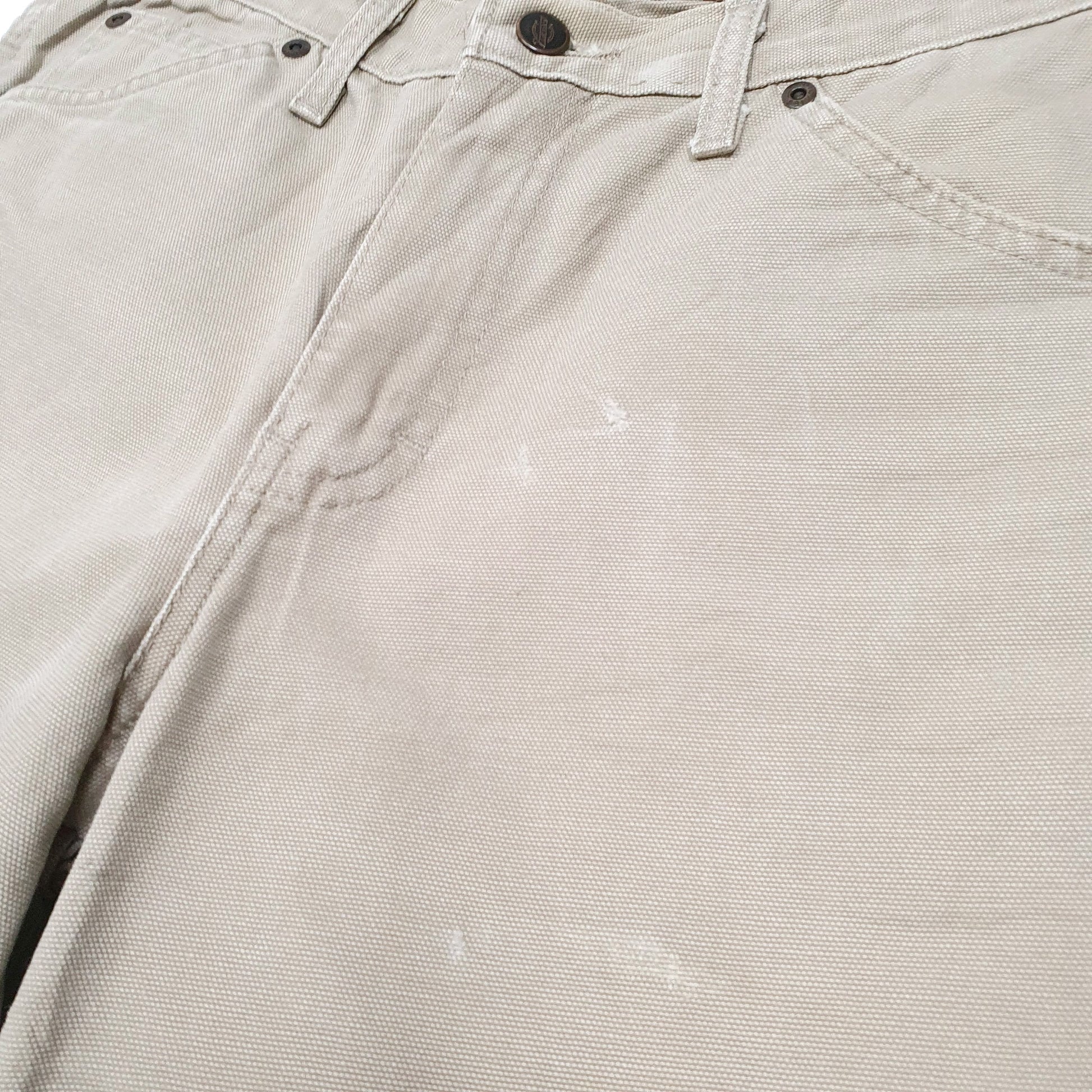 Mens Cream Dickies Relaxed Carpenter Shorts