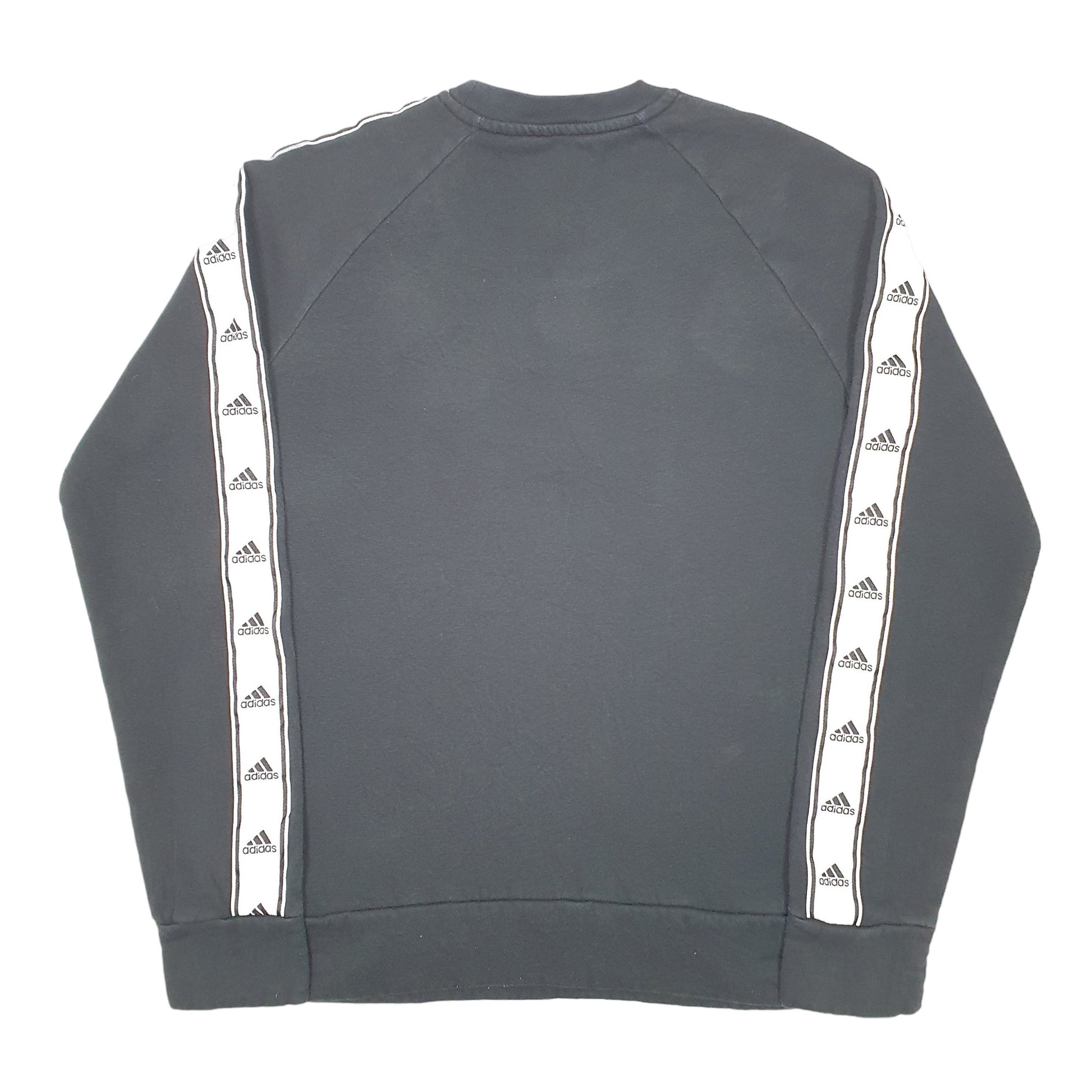 Womens Black Adidas  Crewneck Jumper
