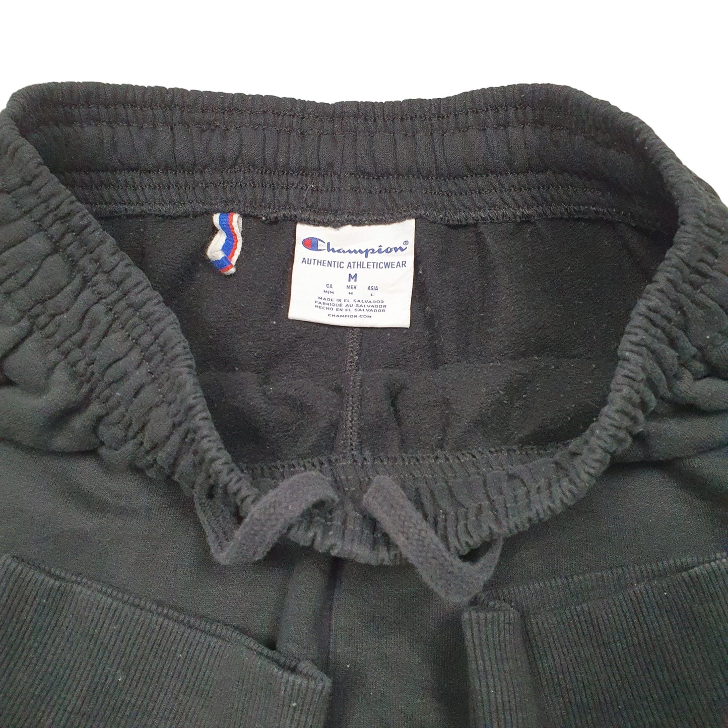 Mens Black Champion  Jogger Trousers