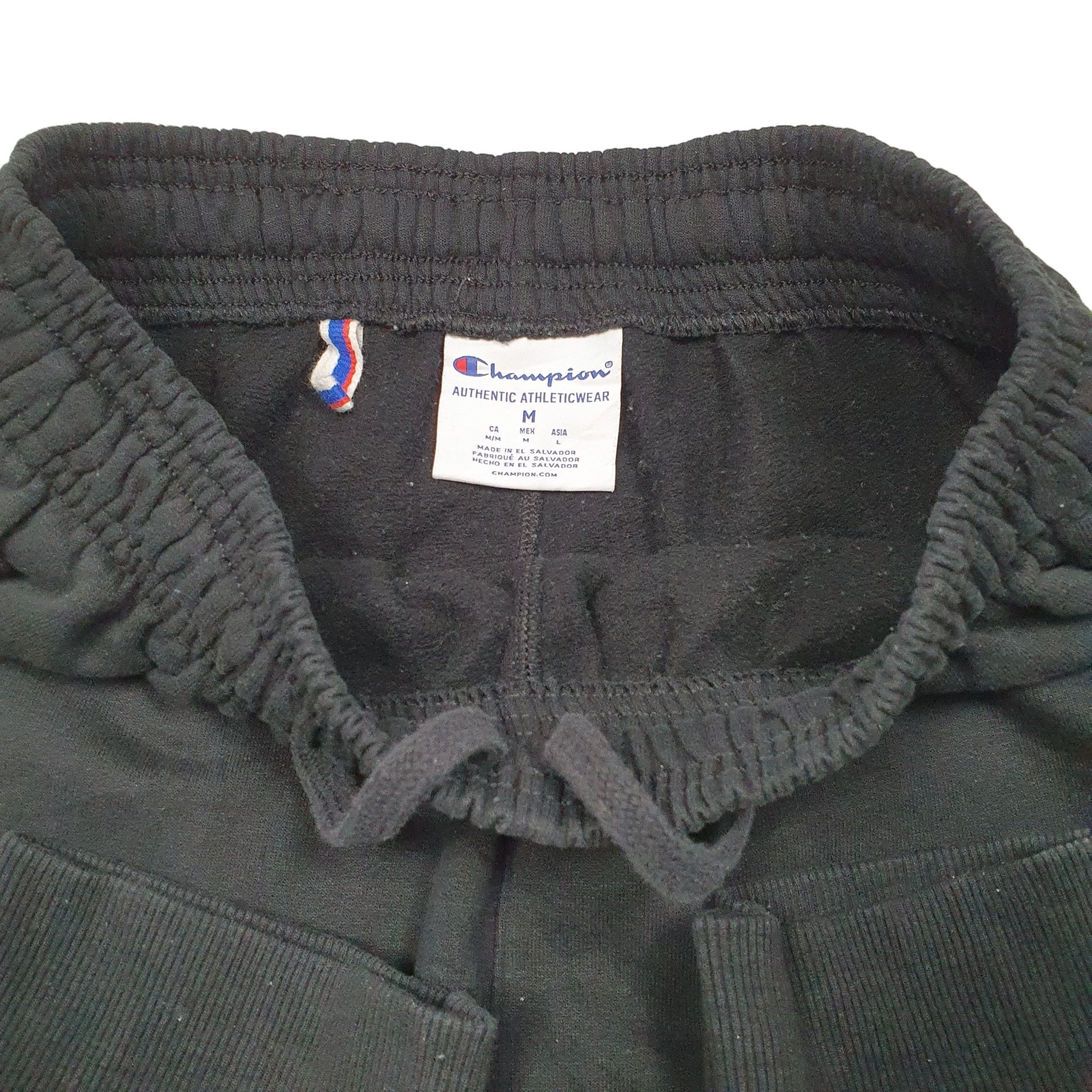 Mens Black Champion  Jogger Trousers