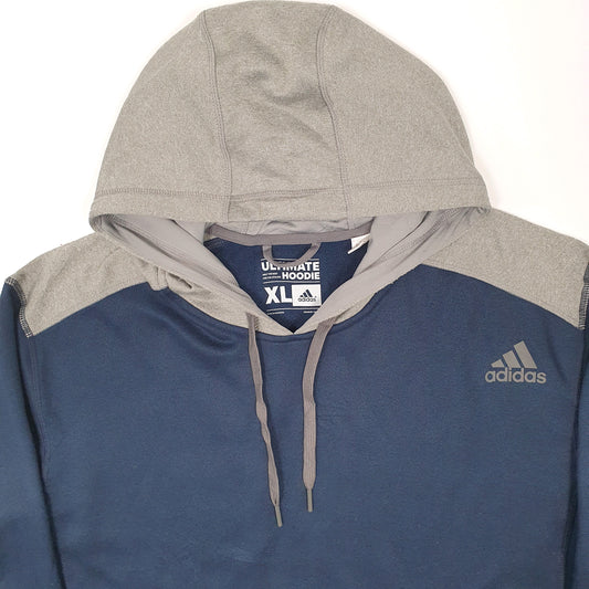 Mens Navy Adidas Climawarm Lightweight Hoodie Jumper