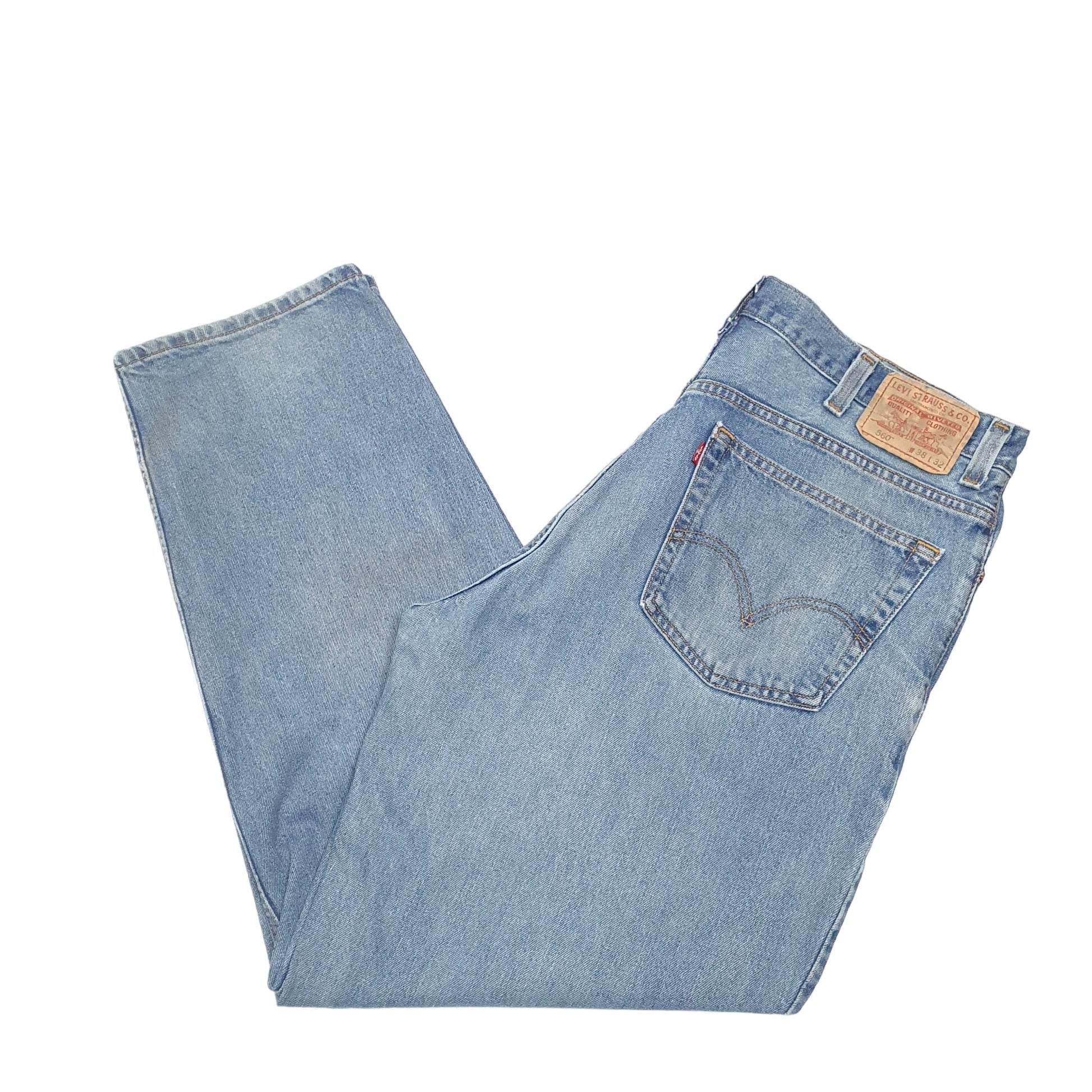 Mens Blue Levis  560 JeansW38 L32