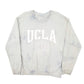 Mens Blue UCLA USA College Marble Crewneck Jumper