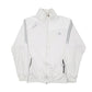Mens White Adidas  Full Zip Jumper