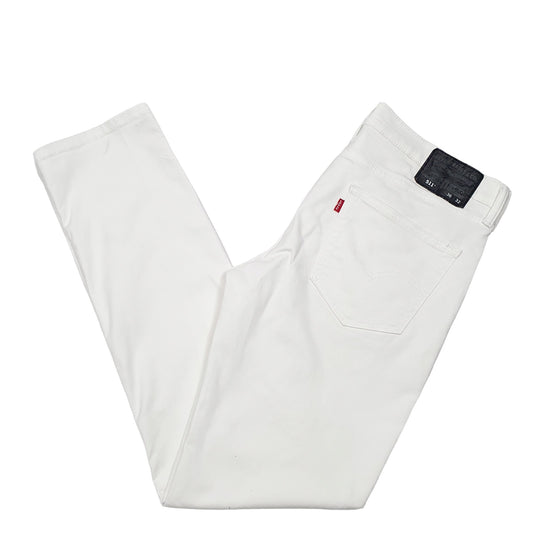 Mens White Levis 511 JeansW36 L32