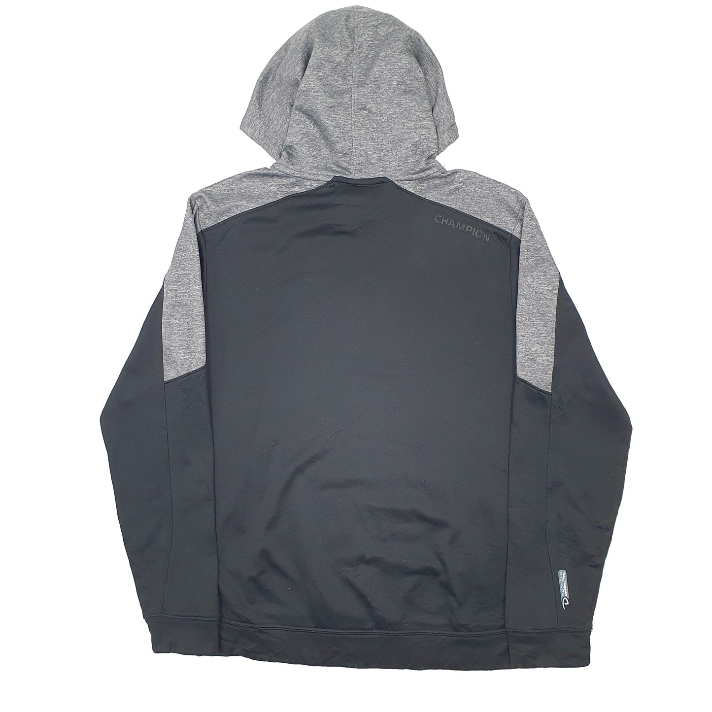 Mens Grey Champion Powertrain Active Hoodie Jumper