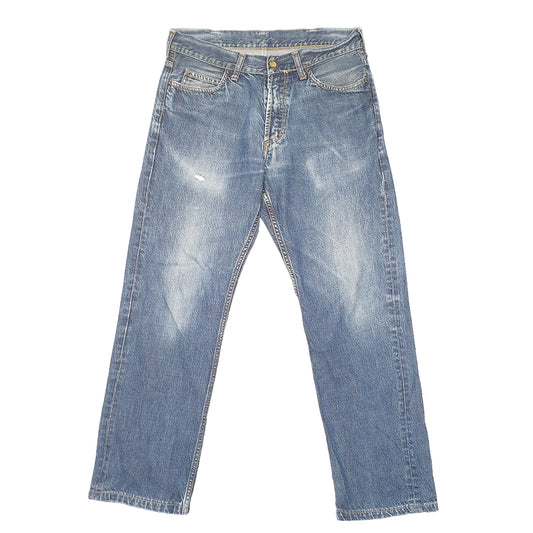 Mens Blue Carhartt Texas Pant Casual JeansW32 L30