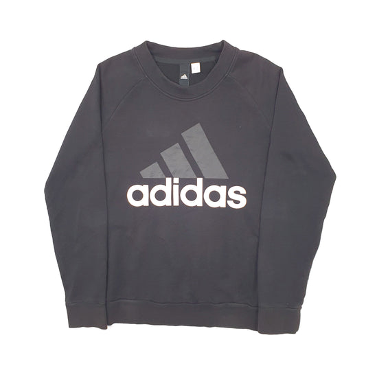 Mens Black Adidas  Crewneck Jumper