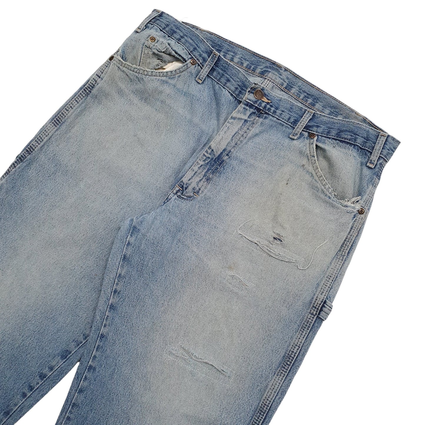 Mens Blue Dickies  Carpenter Trousers