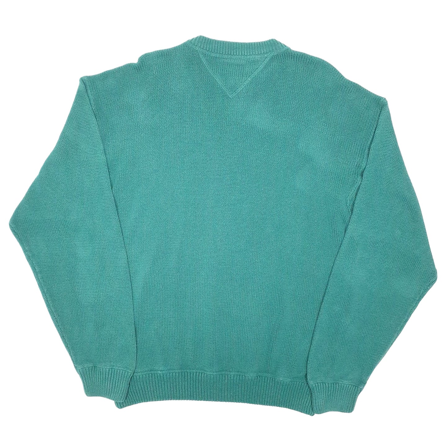 Mens Green Tommy Hilfiger Knit Crewneck Jumper