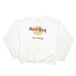Mens Cream Hard Rock Cafe Vintage Made In USA Las Vegas Crewneck Jumper