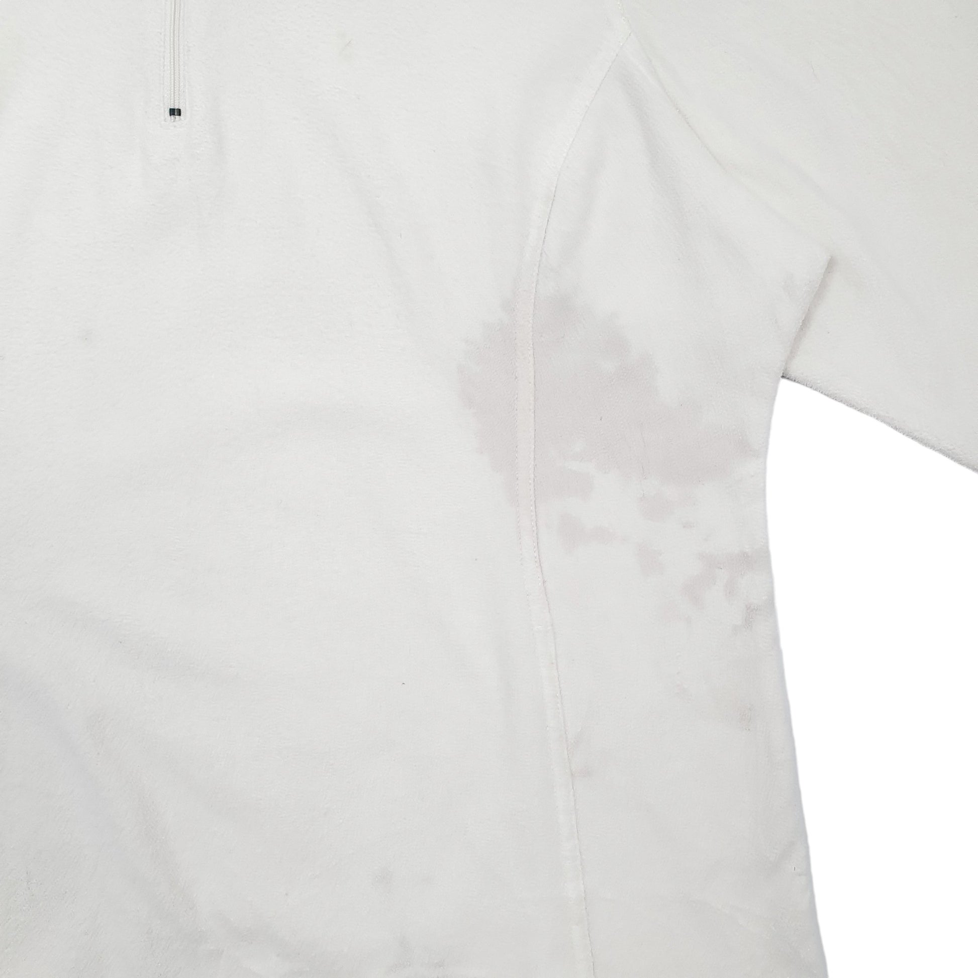 Womens Cream Champion  Quarter Zip Jumper