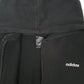 Womens Black Adidas Hoodie Full Zip Jumper