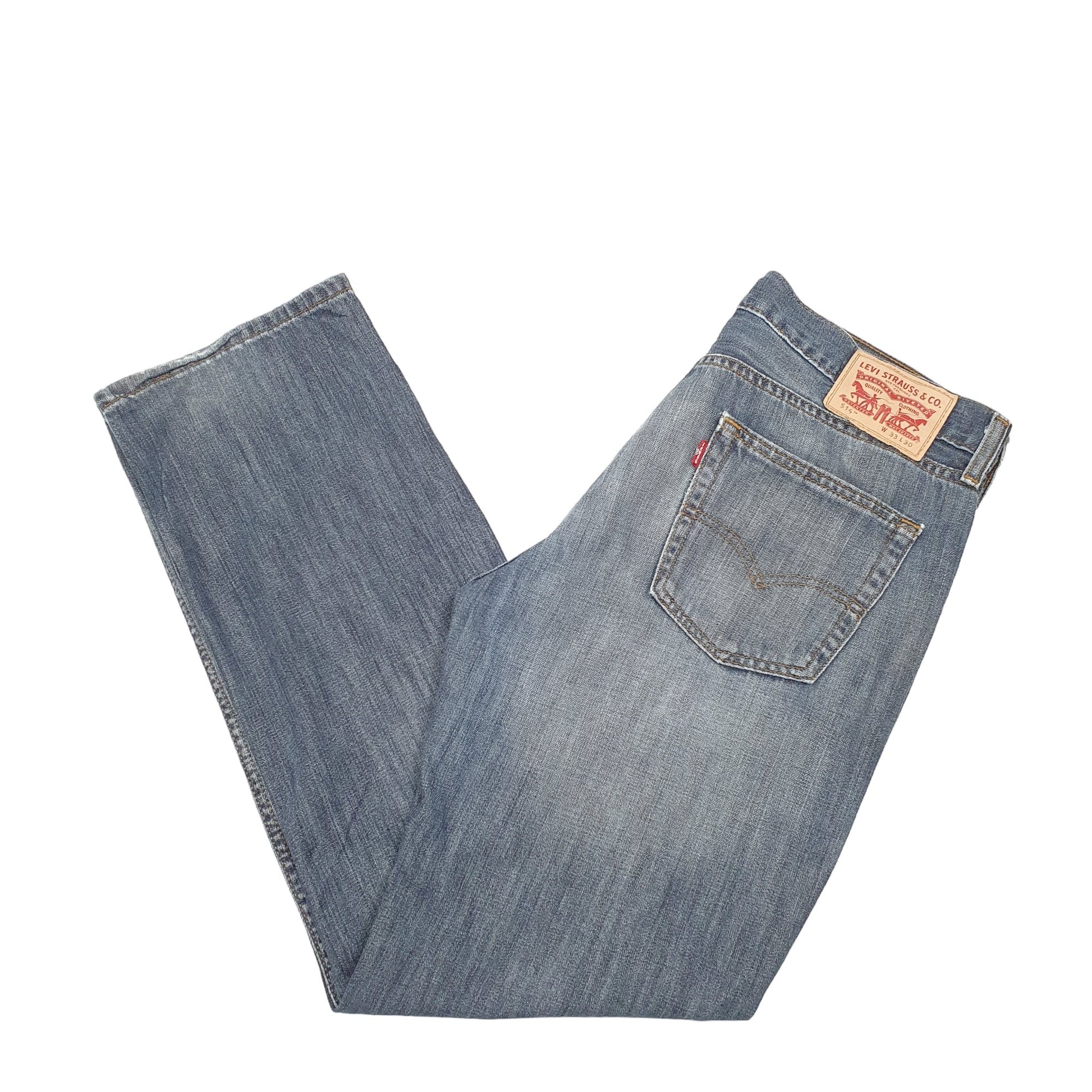 Mens Blue Levis  514 JeansW33 L30