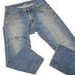 Mens Blue Carhartt Ruler Pant Casual JeansW34 L32