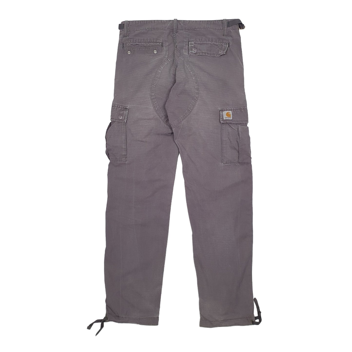 Mens Grey Carhartt Ripstop Cargo Trousers