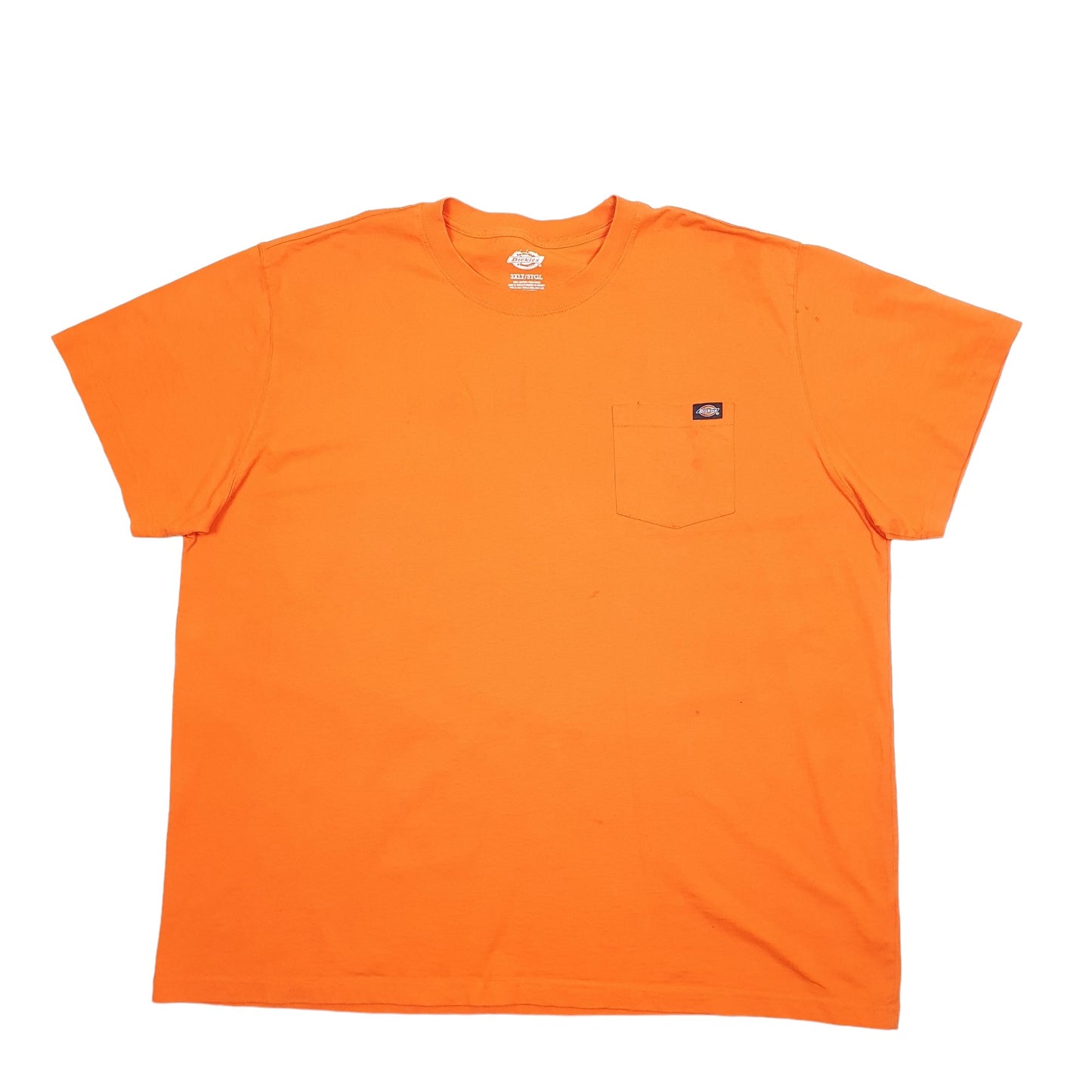 Mens Orange Dickies  Short Sleeve T Shirt